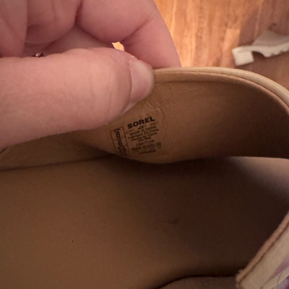 Women's Tan Block Heel Mules - Picture 3 of 3